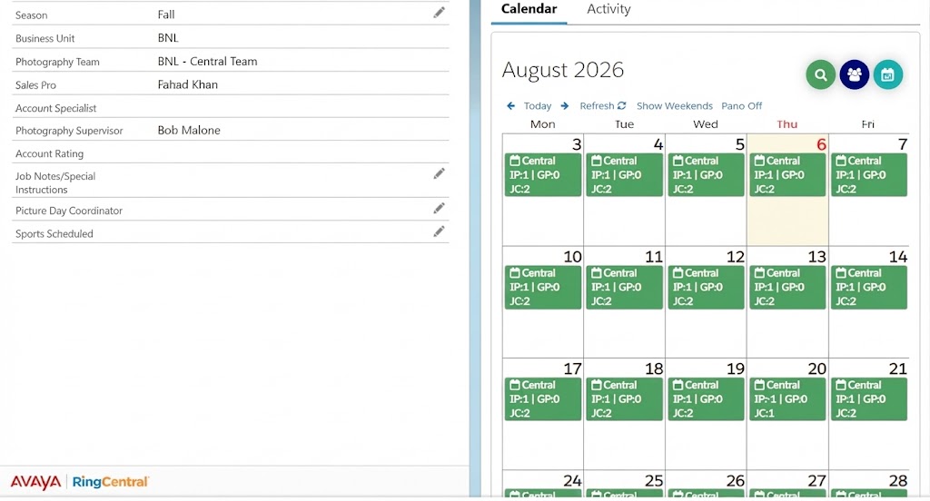 DayBack calendar integration