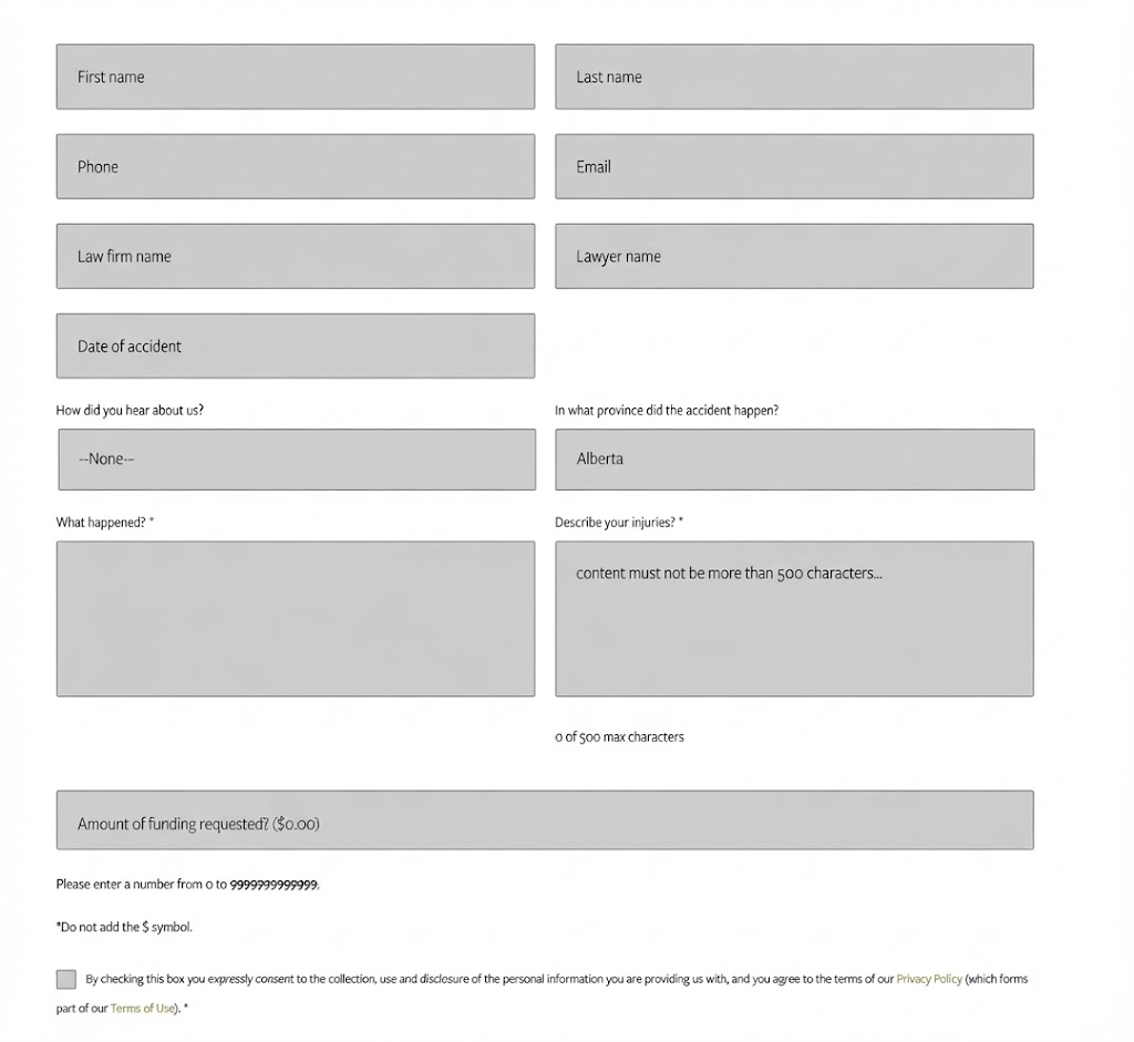 Web-to-lead form