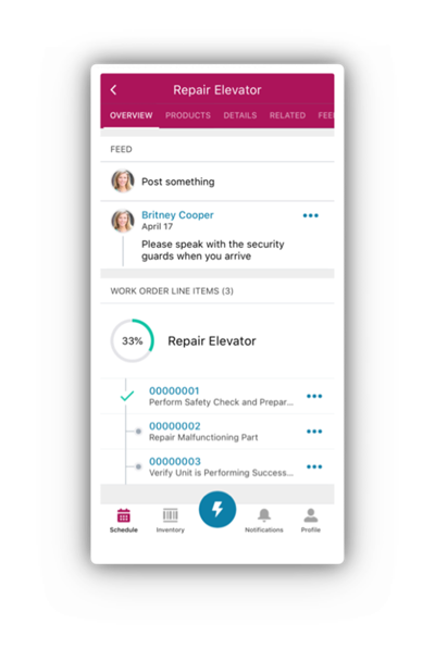 Mobile App View 1