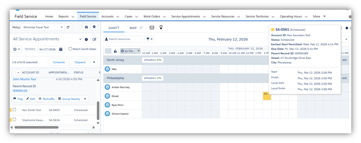 Real-time Dispatcher Console