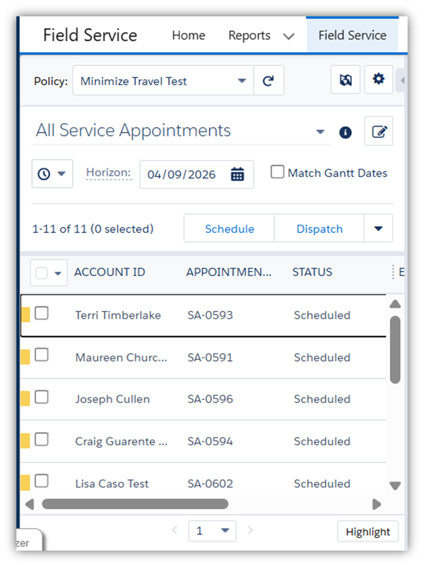 Appointment Creation